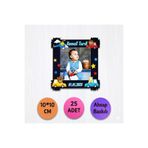 wonderlike Bebek ve Çocuk Doğum Günü Resimli Ahşap Magnet 25 Adet Set - İsimli Fotoğraf Baskılı Mevlüt Hediyeliği - 1 Yaş ve Baby Shower Dağıtmalık Hatıra