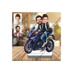 wonderlike Motorlu Çift 3D Ahşap Biblo,Sevgiliye Hediye,Doğum Günü Hediye