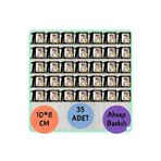 wonderlike Resimli Ahşap Magnet 35 Adet