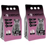 Wondersand Bebek Pudra Kokulu İnce Tane Topaklanan 2x10 lt Kedi Kumu