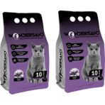Wondersand Lavanta Kokulu İnce Tane Topaklanan 2x10 lt Kedi Kumu