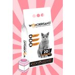 Wondersand Premium Beyaz Bentonit İnce Taneli Bebek Pudra Kokulu Topaklanan 20 lt Kedi Kumu
