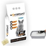 Wondersand Premium Sabun Kokulu Beyaz Bentonit 20 lt Kalın Tane Kedi Kumu