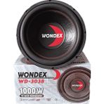 Wondex 1000W 350RMS 30CM Bass Subwoofer Profesyonel Hoparlör (Türkiye Üretim)