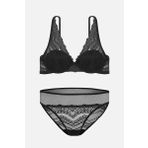 wonna lingerie güngören2277. Dantelli İç Çamaşır Takım - Dolgusuz - 2277 - Siyah