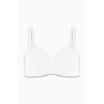 wonna lingerie güngören2516. Çizgili Straplez Sütyen - Push Up, Dolgulu, Balenli, Bütün Kap - 2516 - Ekru