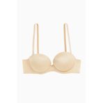 wonna lingerie güngören2536, Olympos Straplez Mikro Sütyen - Double Push Up, Ekstra Dolgulu - Basic - 2536 - Ten