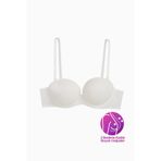 wonna lingerie güngören2537. Olympos Ekstra Dolgulu Double Push Up Straplez - Beyaz - Mikro Sütyen - 2537