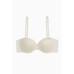 wonna lingerie güngören2539 Rosali Tak-Çıkar Askılı Straplez Mikro Sütyen - Push Up, Dolgulu - Basic - 2539 - Ekru