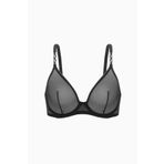 wonna lingerie güngören2565* Tül Detaylı Sütyen - Dolgusuz, Kapsız - Fashion - 2565 - Siyah