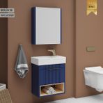 Wons Berln 50 cm Lacivert Banyo Dolabı