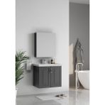 Wons Londra 65 cm Antrasit Banyo Dolabı