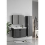 Wons Londra 80 cm Antrasit Banyo Dolabı