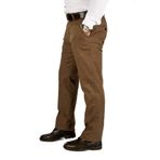 wontilotte Erkek Kışlık Kahve Panemara Cotton Likrali Gabardin Keten Pantolon
