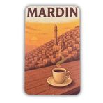 Woobizo Mardin ahşap tasarım buzdolabı magneti - Hediyelik Magnet2