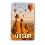 Woobizo Ürgüp ahşap tasarım buzdolabı magneti - Hediyelik Magnet