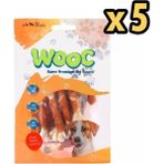 Wooc 5x80 gr Tavuk Sargılı Kalsiyum Kemikli Köpek Ödül Maması