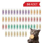 Wooc Lollipop Karışık Çeşitli 50x14 gr Kedi Ödül Maması