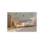 Wood and Montessori Ayaklı Kanepe Model Montessori Çocuk Karyola Bej