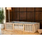 Wood and Montessori Woodandmontessori Montessori Kapılı Ahşap Çocuk Yatağı - 70 x 130 cm