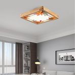 Wood Design World Ahşap Çerçeve Tavan LED Avize ( Yeni ) - günışığı