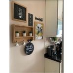Wood Home Works Ahşap Mutfak Dekor Tablo Seti Klasik Tasarım 6 Parça Doğal Ahşap - Ahşap Rengi