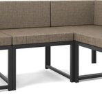 Wood House Ceylin 4'lü Koltuk Takımı Kahve Mutfak, Bahçe, Balkon, Oturma Odası