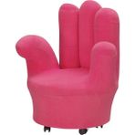 Wood House KT-5001 Parmak Pembe Koltuk