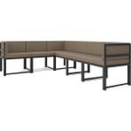 Wood House Parla 6'lı Koltuk Köşe Takımı - Kahve