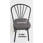 Wood Idea Lüks Yemek Odası Salon Cafe Mutfak Sandalyesi Beyaz Adet