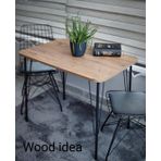 Wood İdea Metal Ayaklı... 60x90... Mutfak Masası Balkon Masası Çalışma Masası