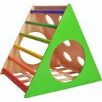 Wood & Joy Woodnjoy Ahşap Üçgen Pikler Prizma