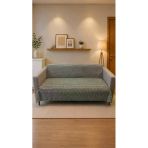 Wood Pelüş Kaymaz Tabanlı Koltuk Örtüsü 170X215 Cm Gri