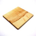 Wood Provence Ahşap Kare Kesme Doğrama Ve Sunum Tahtası - Dişbudak Ağacı – 26 Cm