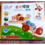 Wood Toys Ahşap Sök Tak Formula Araba ve Farklı Şekiller Yapma