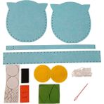 Wood Toys Keçe Çanta Etkinlik Kiti ( 3'lü ) - Açık Mavi