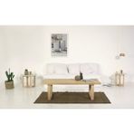 Woodart Ahşap Masif Orta Sehpa - KAHVERENGİ