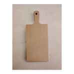 WoodBay Mini Kesme Tahtası/Gürgen Ağacı Limon Kesme Tahtası Tek Parça 10X22X1,5