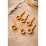 Woodcept. Bambu Mini Ölçü Baharat Kaşığı 12'li Set, Baharat & Sos Ölçü Kaşığı, Premium Bambu Baharat Kaşığı