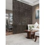 Wooddoom Lazer Kesim Paravan, Ahşap Separatör, Oda 4'lü Panel Levha MODEL01 40 x 40 cm - 40x40
