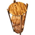 Wooden City Mutfak Malzeme Dolabı Ahşap Organizer Dekoratif Çok Amaçlı Raf Ahşap Raf 30x30