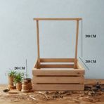 Wooden Destinty Ahşap Kasa - Bebek Kırk Sepeti - Baby Shower S... Ahşap