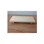 Wooden Factory Ayaklı Ahşap Sunumluk – Yağdanlık, Sabunluk ve Çok Amaçlı Dekoratif Stand (25x8.5 cm)