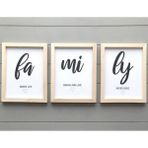 Wooden Factory Family Aile Ahşap Tablo Set - 1