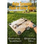 Wooden Factory Kolay Taşınabilir Piknik ve Kamp Masası 45x50 cm Outdoor Portatif Balkon Bahçe Masası
