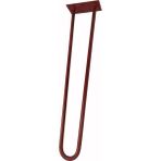 Wooden Gold Kırmızı Rustik U Tarz Firkete Masa Veya Sehpa Ayağı - 60 cm