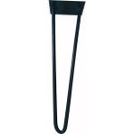 Wooden Gold Mavi Rustik V Tarz Firkete Masa Veya Sehpa Ayağı - 38 cm