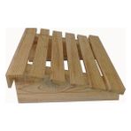Wooden Gold Yüksek Ebatlı Ergonomik Ayak Desteği Ayak Rampası 15 cm
