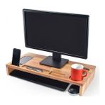 Wooden İstanbul Masaüstü Pc Monitör Standı - Y: 12 cm D: 30 cm G: 60 cm - Ceviz