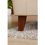 wooden lane studio Riva Tekli 14 cm Koyu Ceviz – Konik Köşeli – Mobilya Ayağı Koltuk, TV Ünitesi, Baza, Dolap için
